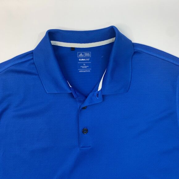 Adidas Polo Shirt Men XL Extra Large Harbor Climalite Quick Dry Performance Golf - Picture 3 of 14